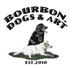 Bourbon, Dogs and Art Logo
