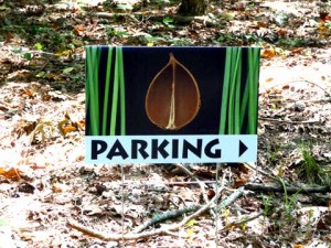 Parking sign